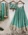 Jade Green  Lehenga Set - green lehenga
