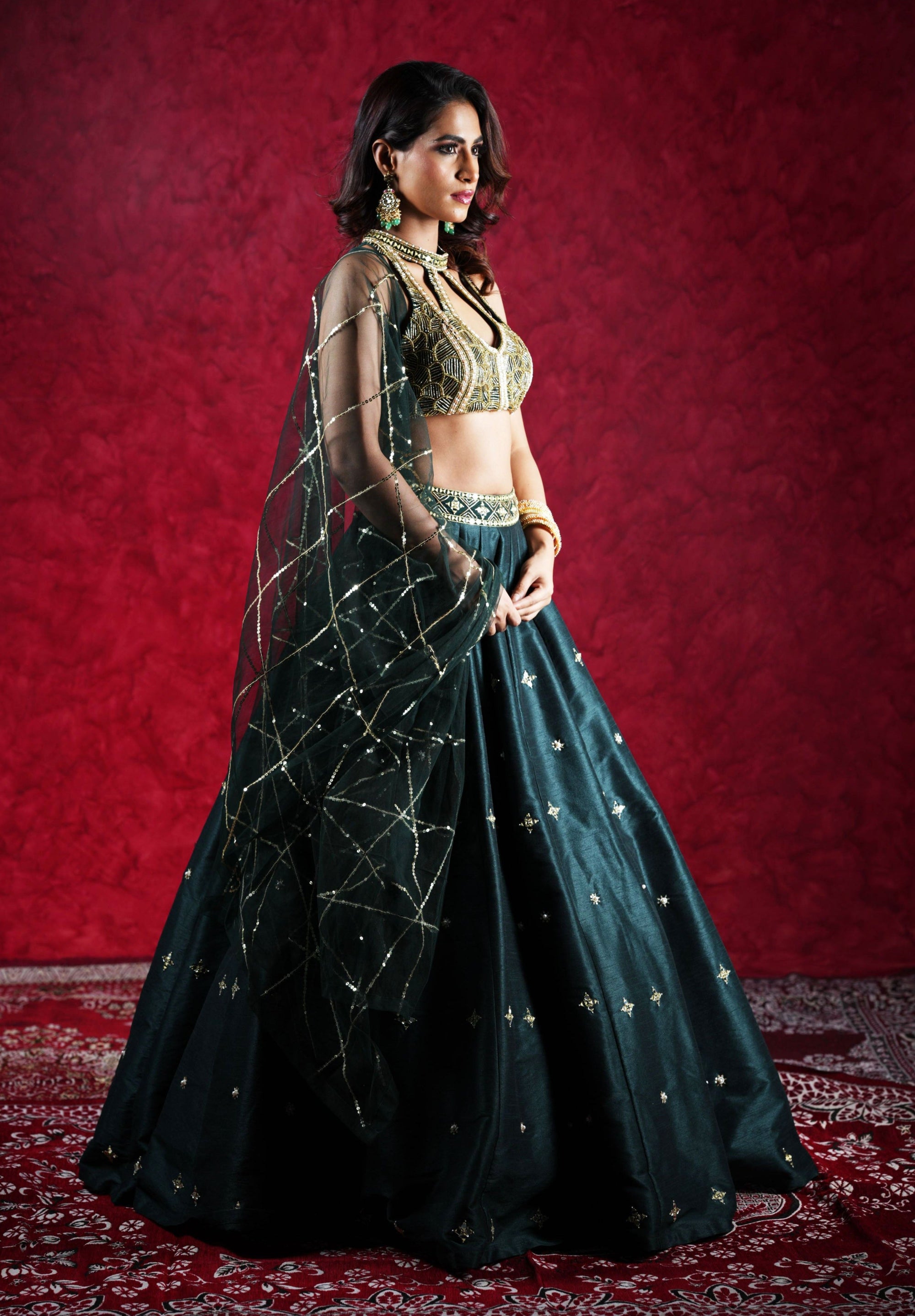 JEEVA Lehenga Set - indian lehenga