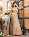 Margerette Gold Lehenga - golden lehenga New Zealand