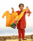 Kids Crepe Sharara Set - sharara