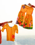 Kids Crepe Sharara Set - sharara