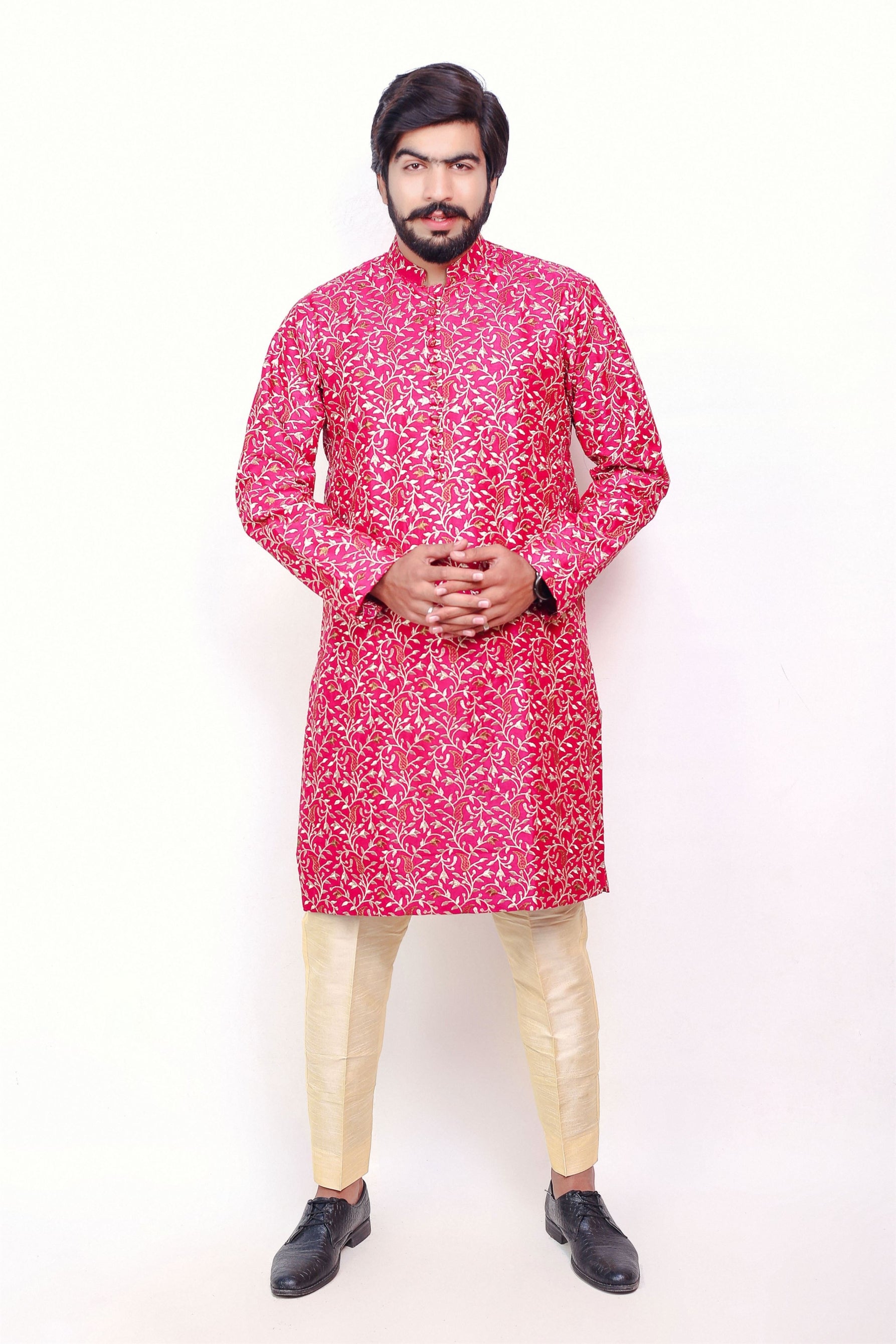 Kurta Trouser - pink kurta