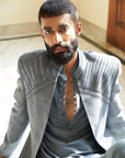 Lava Smoke Jacket Set - indian outfit for men