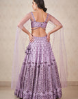 Lavender Crystals Lehenga Set - lehenga set