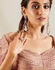 Lavender Heavy Lehenga - lehenga