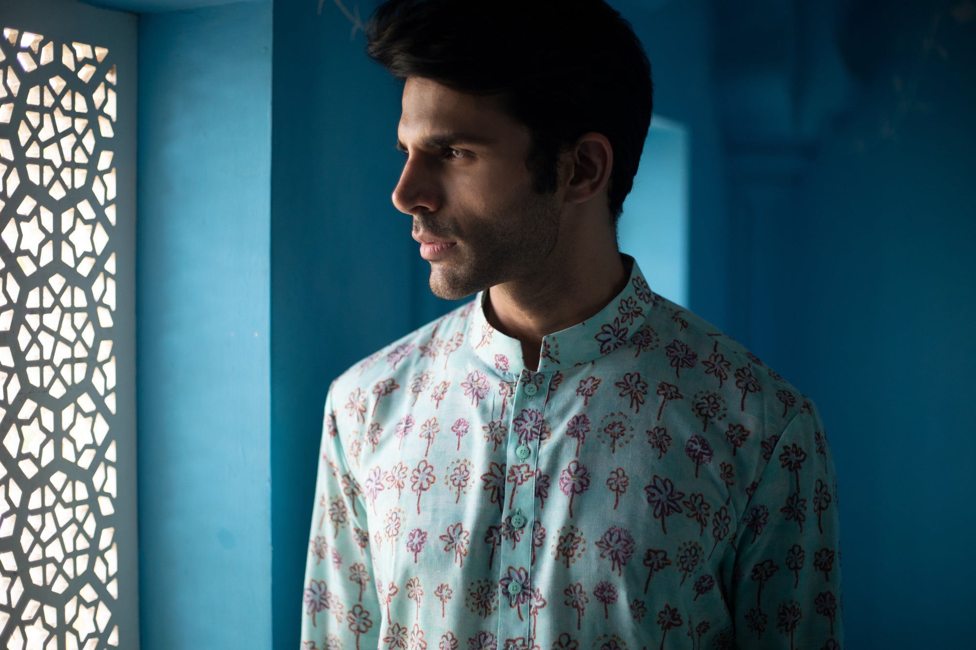 Light Blue Kurta Set - kurta for men