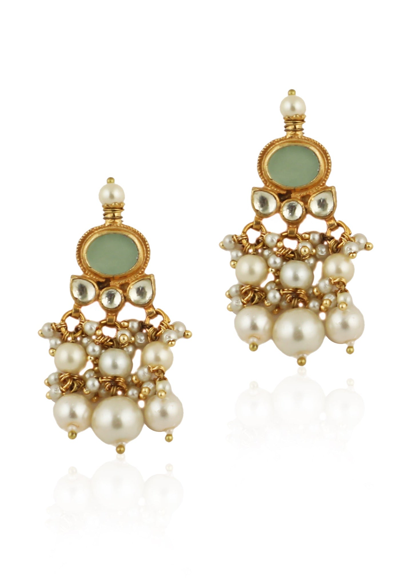 Light Green Choker Set - indian jewelry set