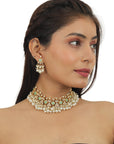 Light Green Choker Set - indian jewelry set