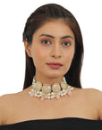 Light Pink Necklace Set - indian jewelry set