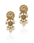 Light Pink Necklace Set - indian jewelry set