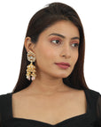 Light Pink White Necklace Set - necklace set
