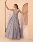 Lilac Dream Gown - grey gown