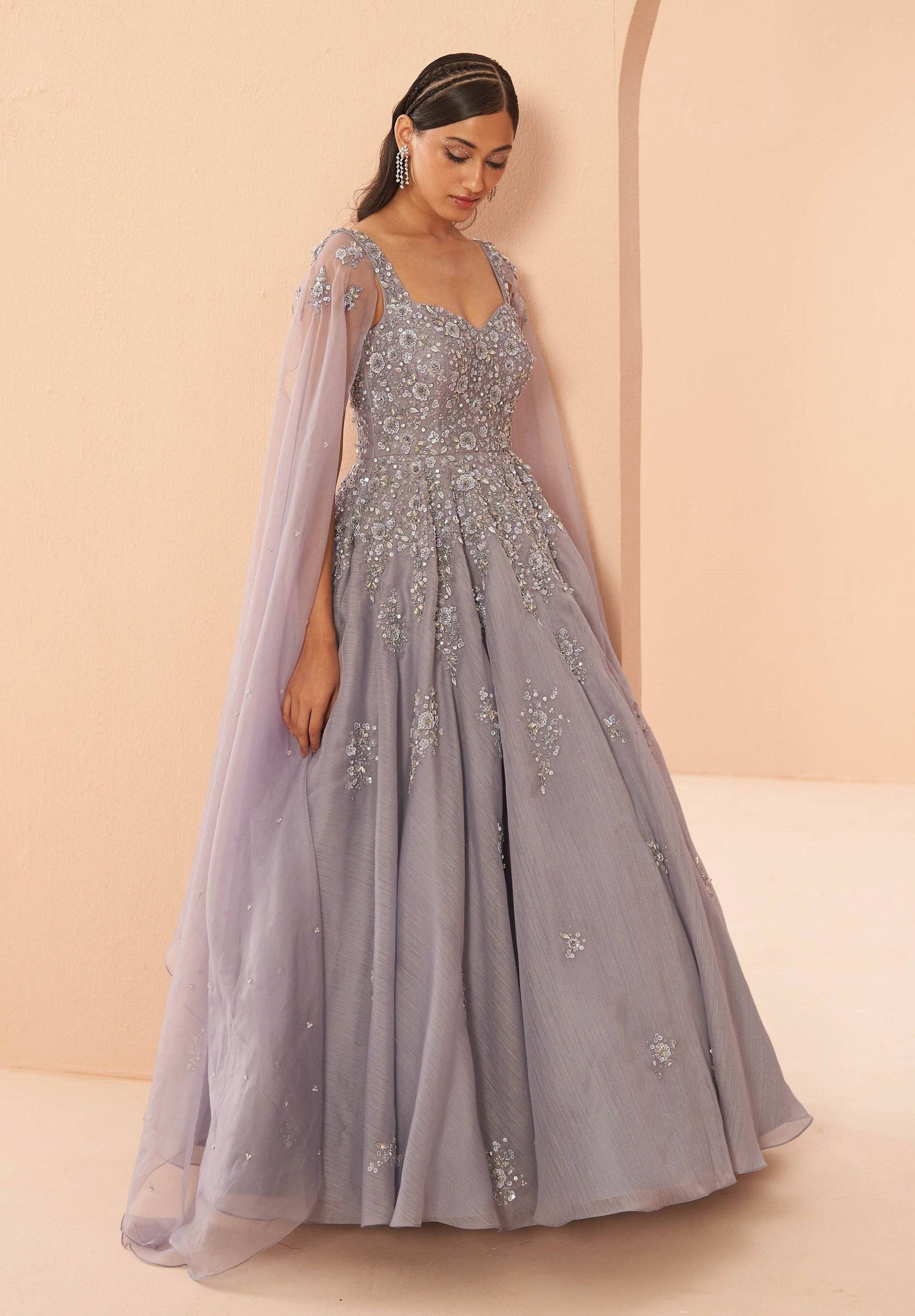 Lilac Dream Gown - grey gown