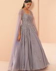 Lilac Dream Gown - grey gown