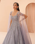 Lilac Dream Gown - grey gown