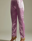 Lilac Kurta Pants Set - kurta for ladies