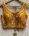 Mango Mirror Lehenga Set - mirror work lehenga