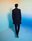 Blue Blaze Open Sherwani Set - men indian wear