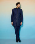 Blue Comet Sherwani Set - ethnic clothing for men