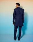 Blue Comet Sherwani Set - ethnic clothing for men