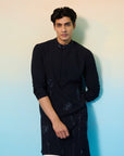Crinckled Kurta Set - indian garb men