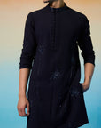 Crinckled Kurta Set - indian garb men