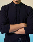 Crinckled Kurta Set - indian garb men