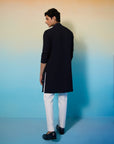 Crinckled Kurta Set - indian garb men