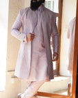 MAUVE Jacket Style Sherwani Set - sherwani for men