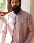 MAUVE Jacket Style Sherwani Set - sherwani for men