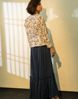 Maxi Dress With Jacket - indian dress with jacket