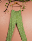 Meheni Green Bandani Print Anakarli With Straight Pants - indian wear for ladies