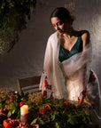 Meher White Saree - saree