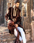 Micro (9000) Valvet Sherwani - sherwani
