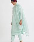 Mint Chanderi Kurta Set - ladies outfit