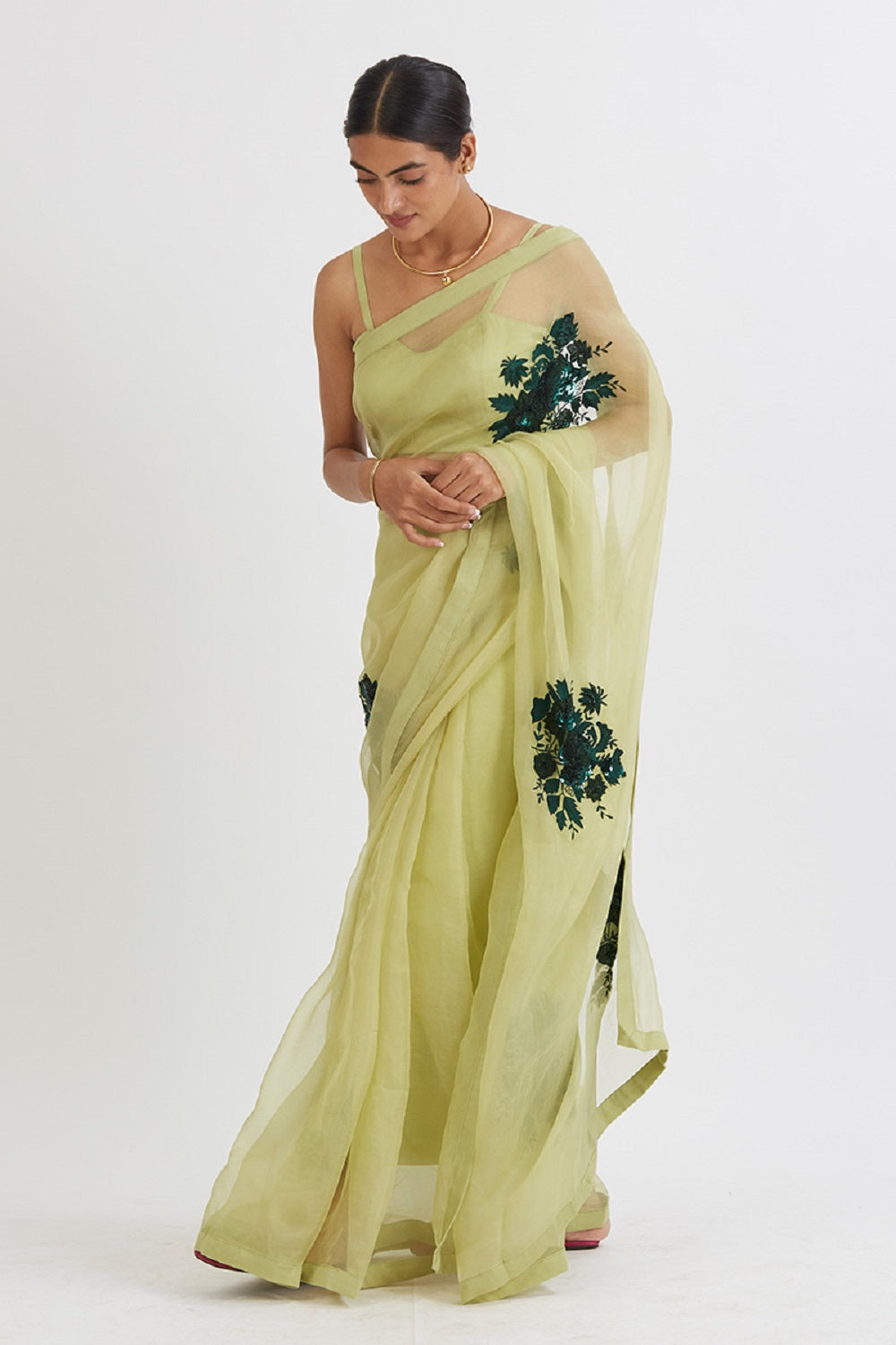 Mint Green Aradhana Saree - indian saree