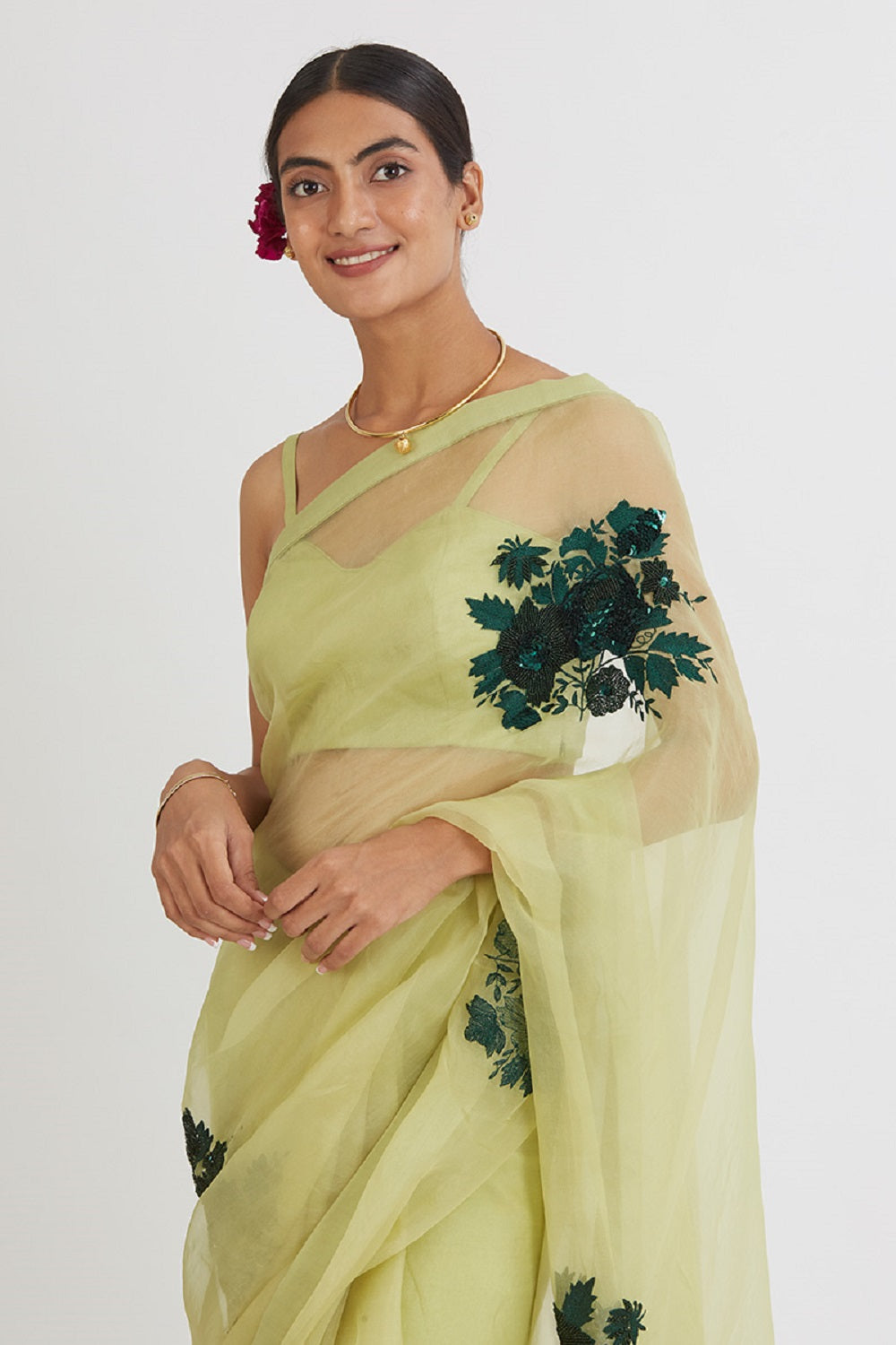 Mint Green Aradhana Saree - indian saree