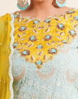 Mint Green Sharara Set - sharara set