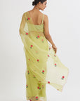 Mint Gul Mehandi Saree - indian saree