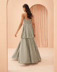 Mint Mirror Lehenga Set - lehenga set