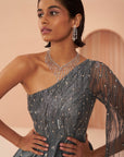 Mirage Crushed Gown - gown