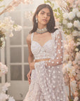 Nooraniyat Lehenga Set - white lehenga