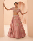 Orchid Pink Lehenga Set - pink lehenga