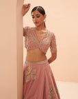 Orchid Pink Lehenga Set - pink lehenga