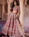 Padmavat Red Lehenga Set - embroidered bridal lehenga