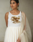 PARO Off White Anarkali Set - anarkali set