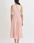 Pastel Pink Anarkali With Chanderi Dupatta - anarkali dress