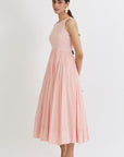 Pastel Pink Anarkali With Chanderi Dupatta - anarkali dress