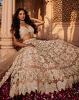Peach Khushi Heavily Embroidered Lehenga - lehenga lehenga choli