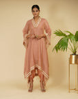 Peachish Pink Kaftaan Kurta Set - kaftan dress